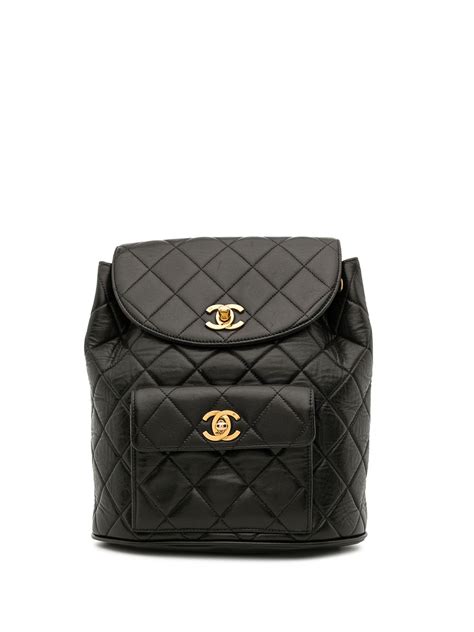 backpack bag chanel|pre owned Chanel backpack.